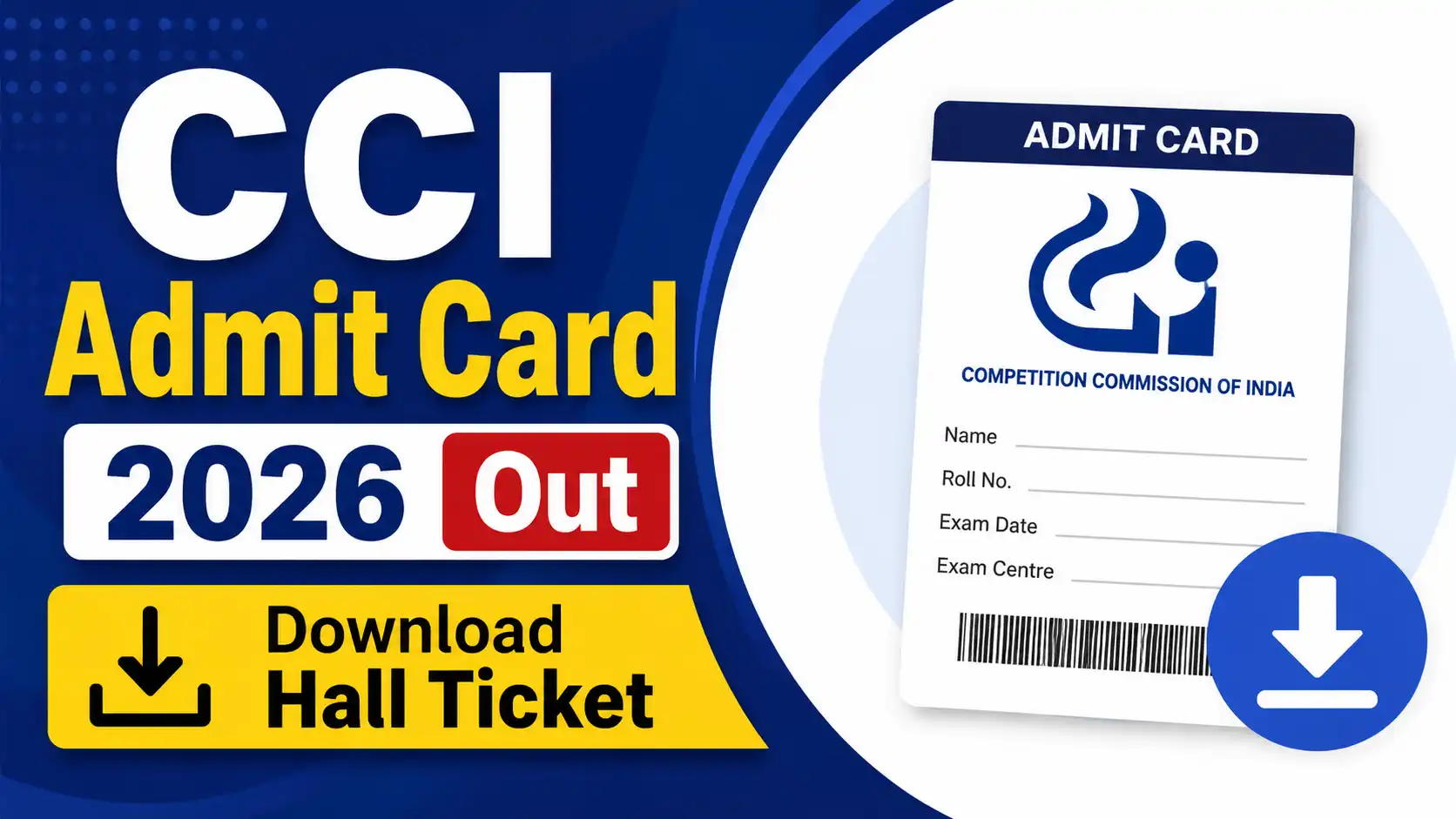 CCI Admit Card