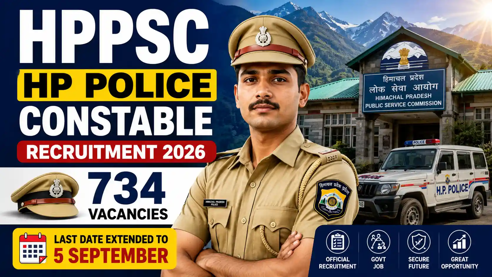 HPPSC HP Police Constable Recruitment