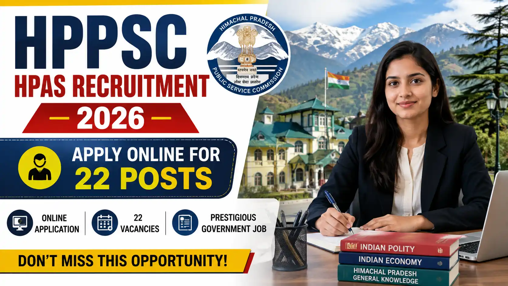 HPPSC HPAS Recruitment 2026 Apply Online for 22 Posts