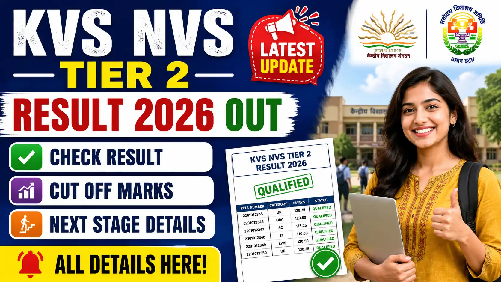 KVS NVS Tier 2 Result 2026