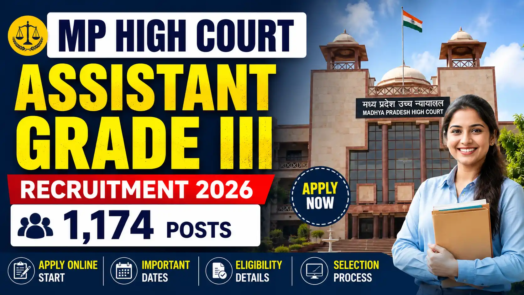 MP High Court Assistant Grade III Recruitment 2026