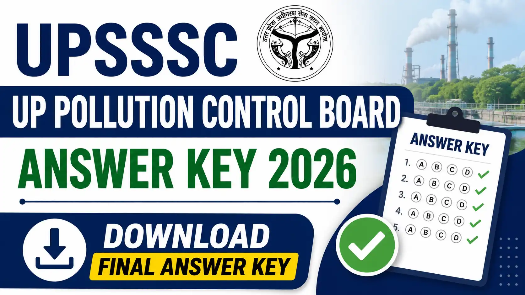 UPSSSC UP Pollution Control Board Answer Key
