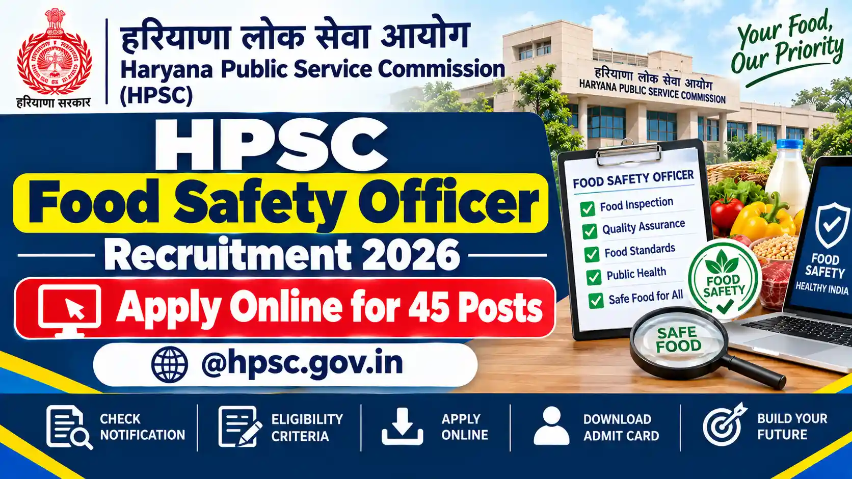 HPSC Food Safety Officer Recruitment 2026