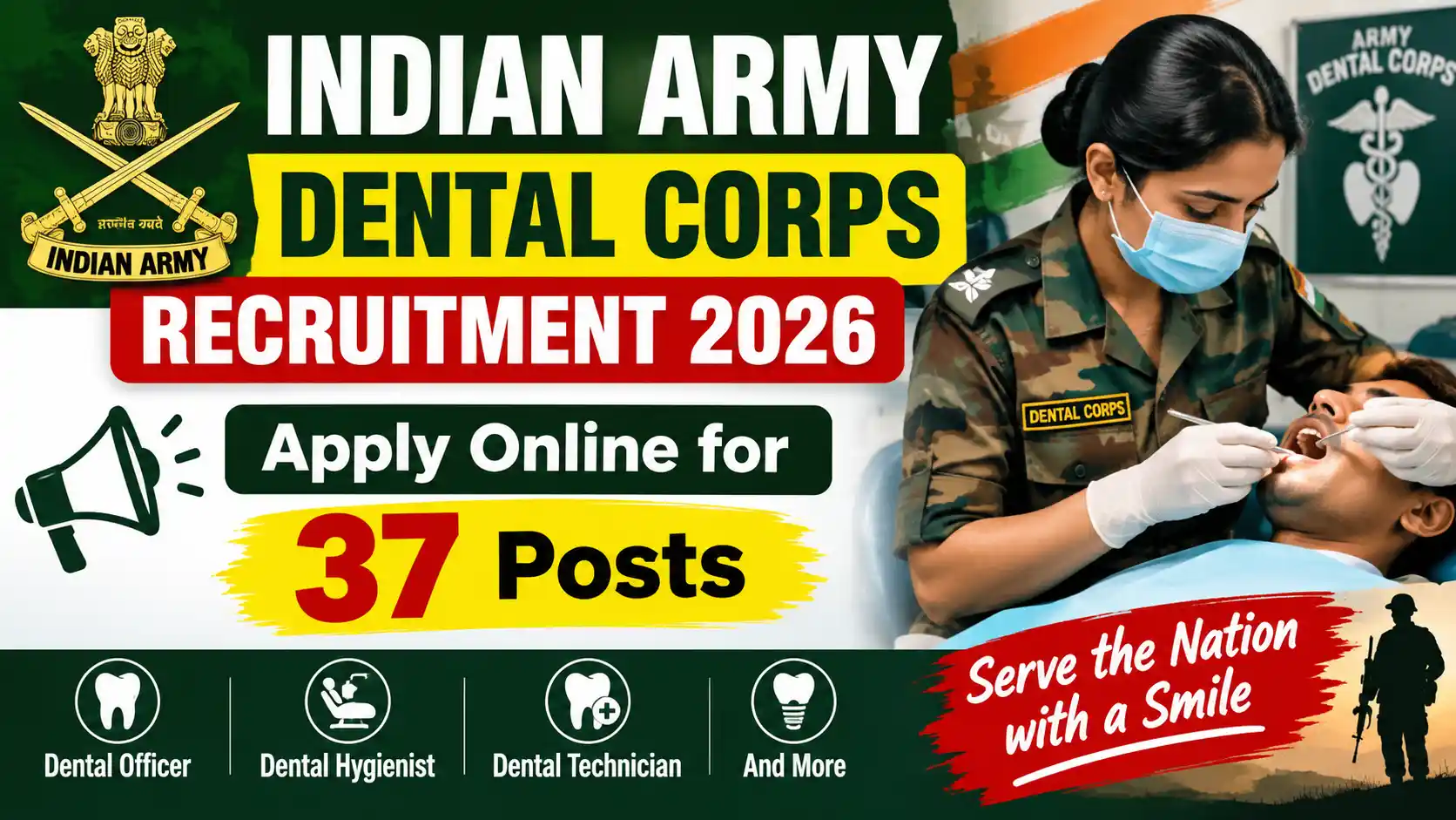 Indian Army Dental Corps Recruitment 2026