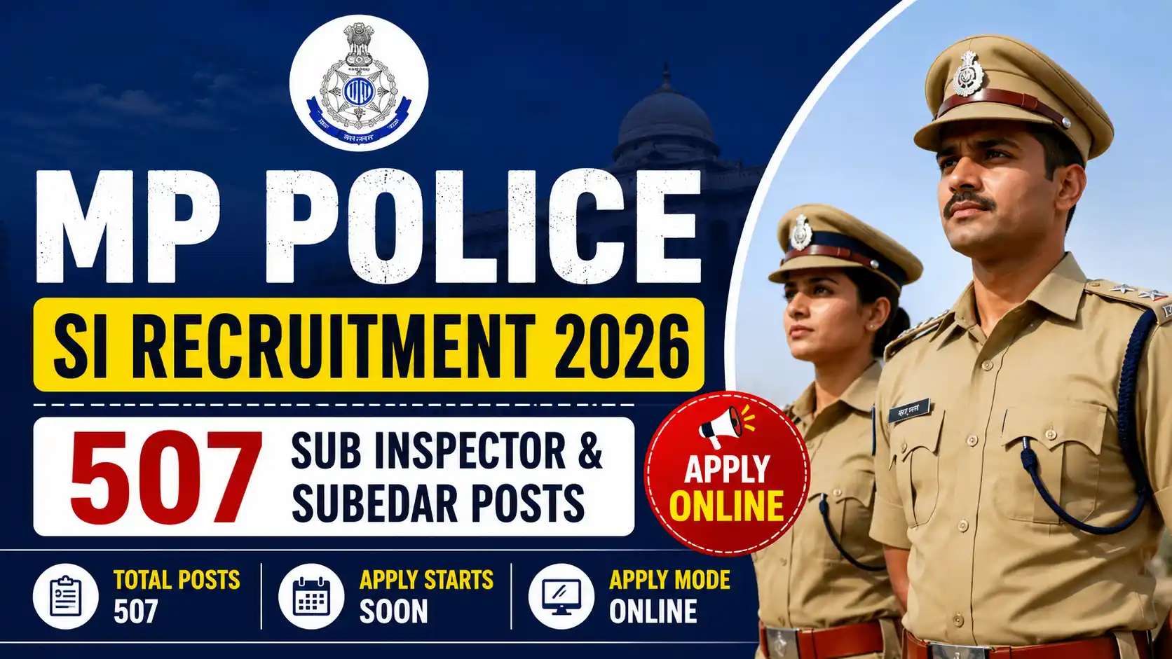 MP Police SI Recruitment 2026