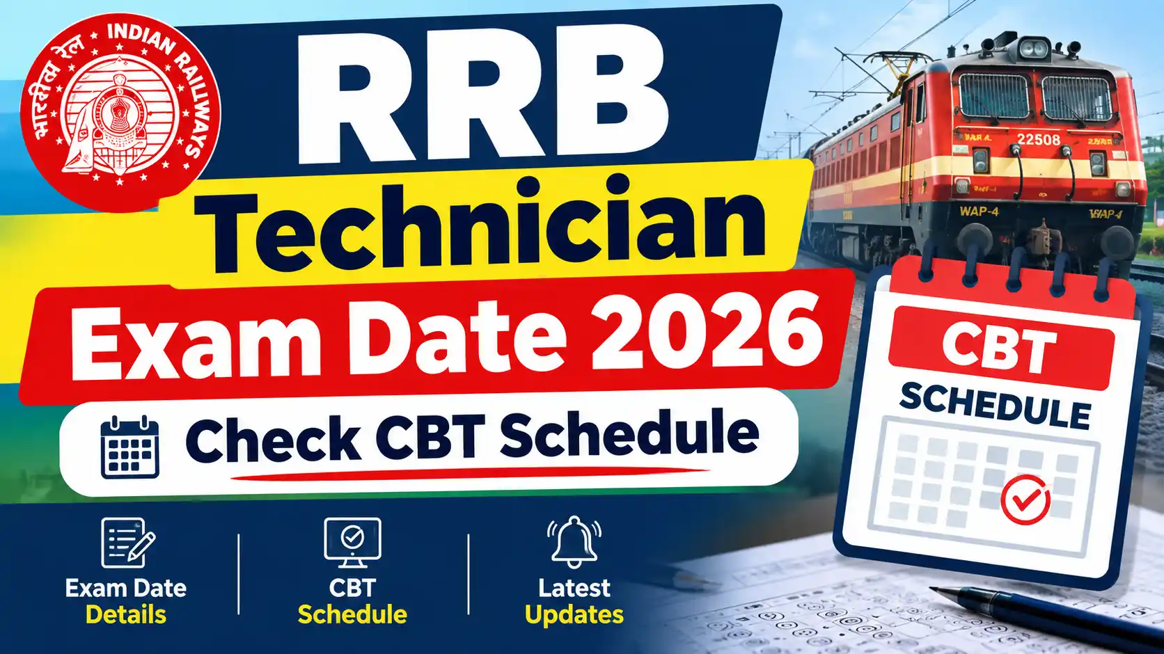 RRB Technician Exam Date
