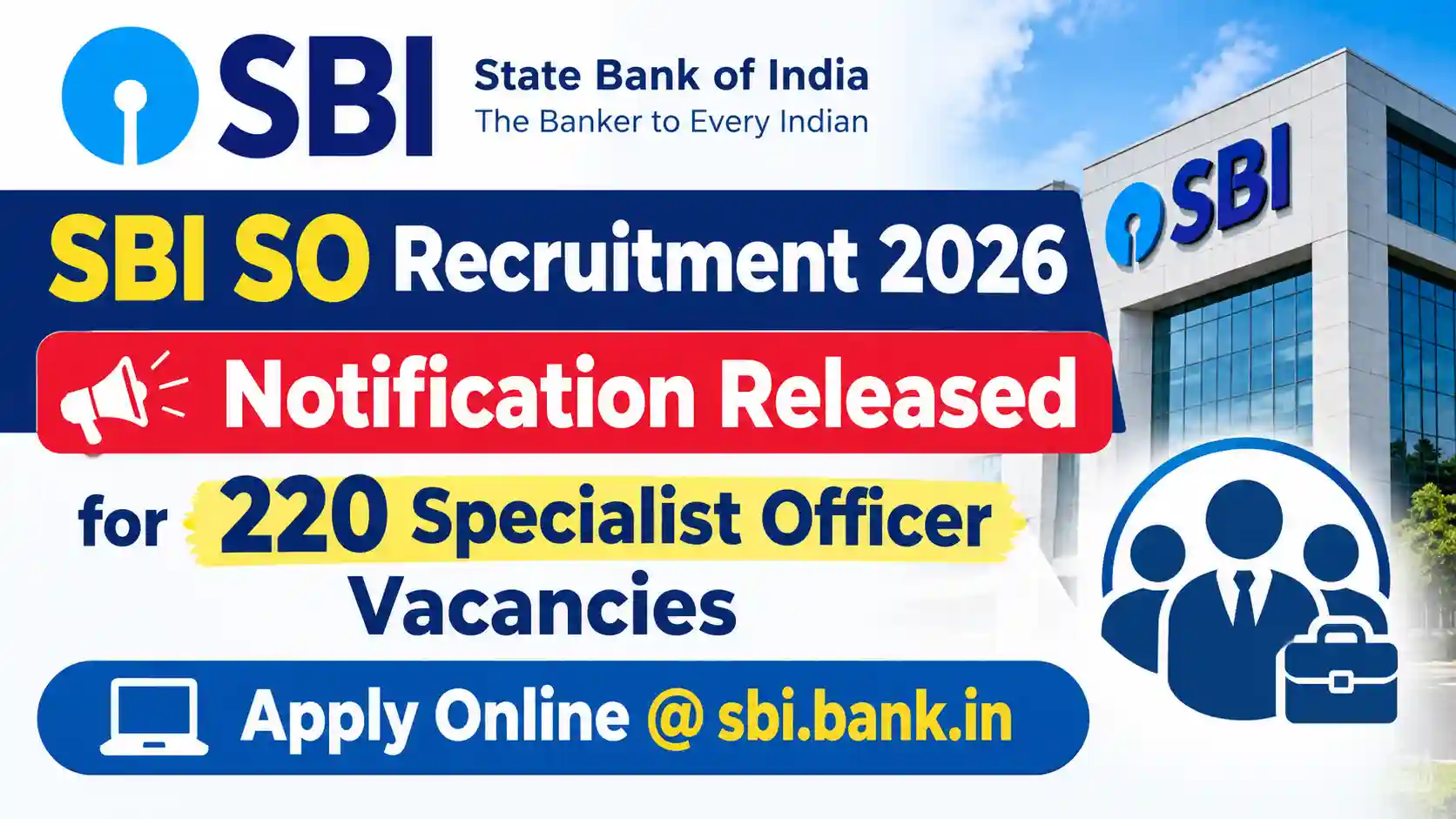 SBI SO Recruitment 2026
